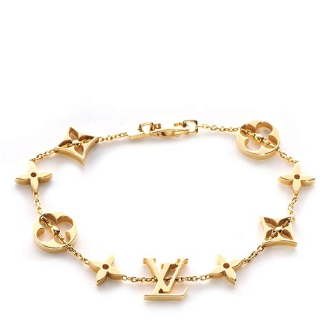 louis vuitton gold bracelet women.